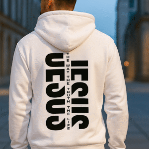 Hoddie White Jesus The Way The Truth The Life